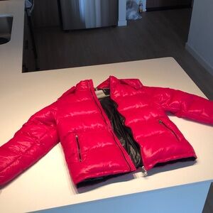 Moncler pink jacket